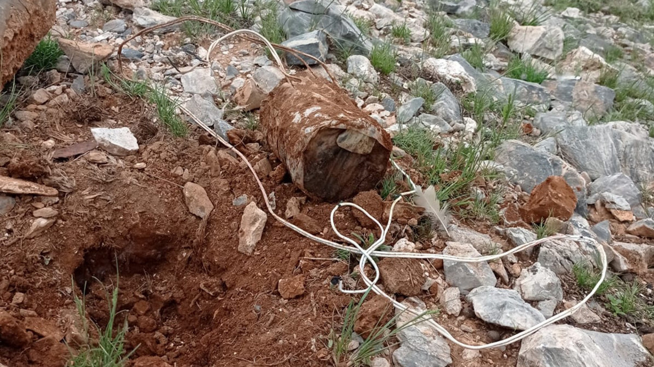 Tunceli kırsalında tuzaklanmış EYP düzeneği imha edildi