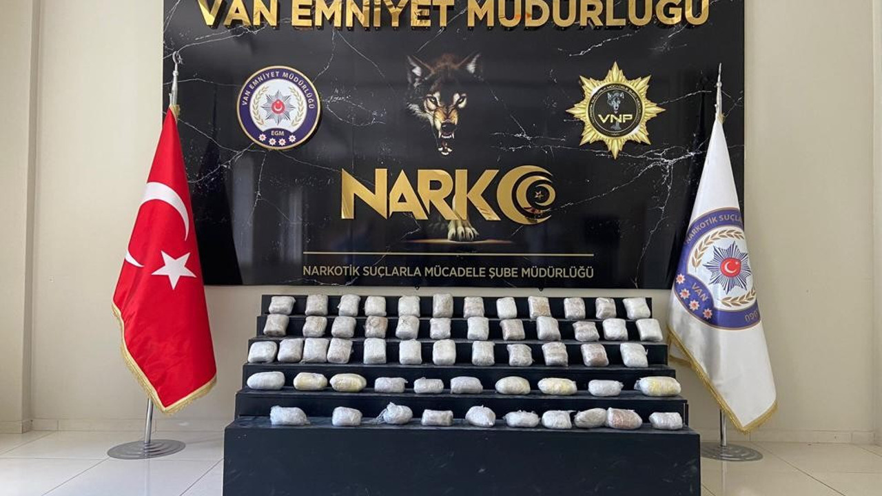 Van’da 30 kilo uyuşturucu ele geçirildi