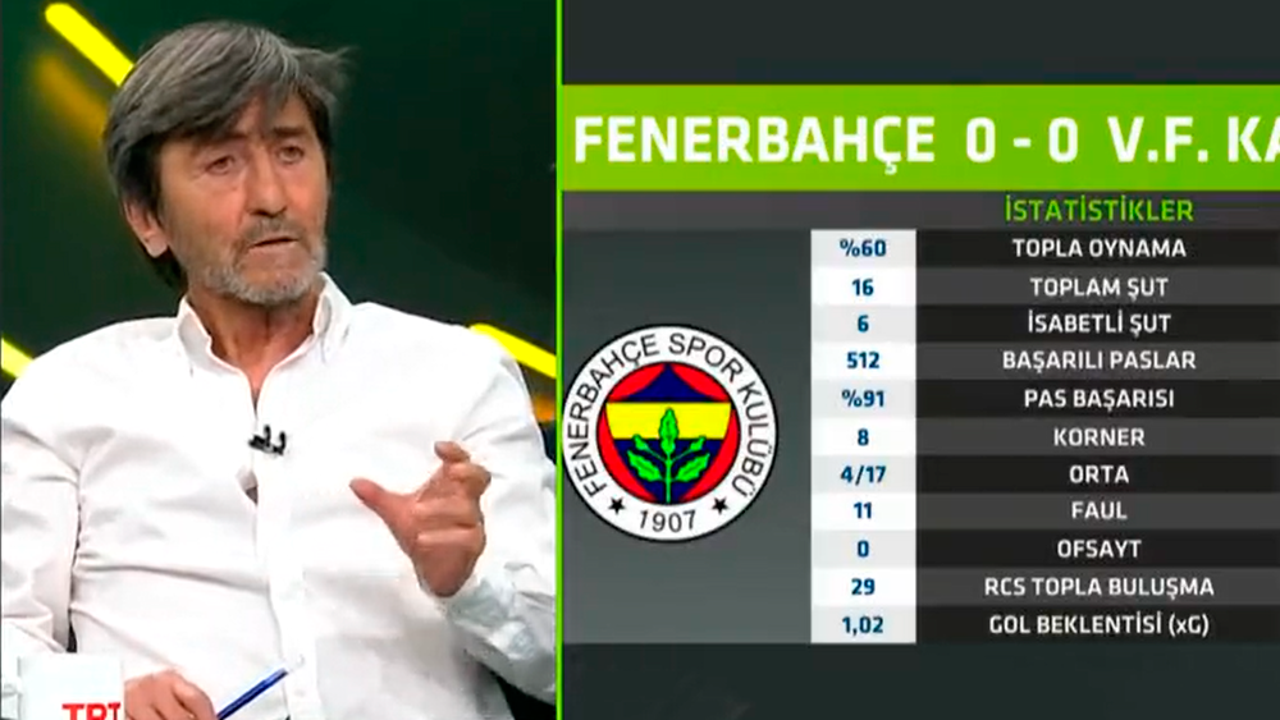 Rıdvan Dilmen'den çarpıcı Fenerbahçe tespiti