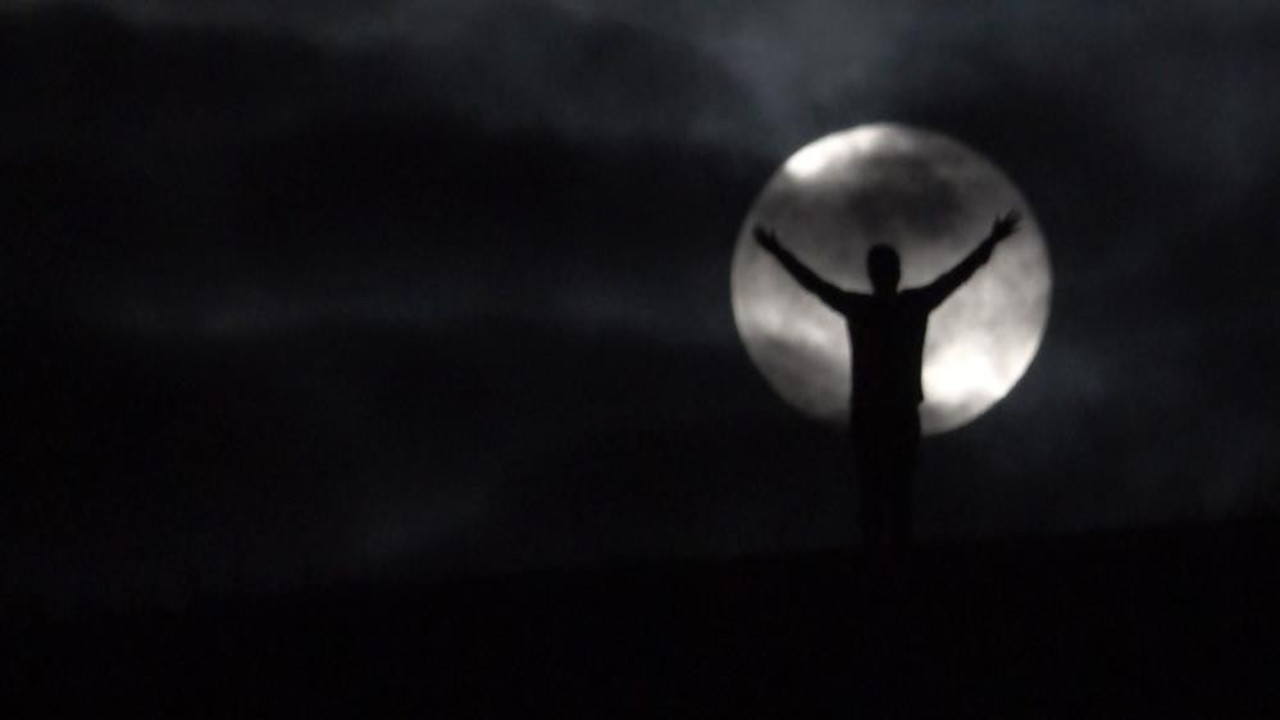 Ay tutulması görsel şölen oluşturdu