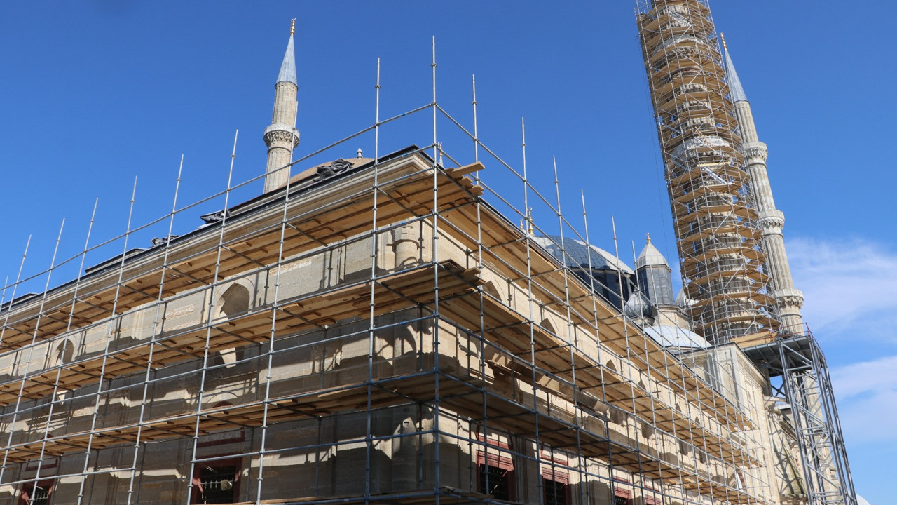 Selimiye'yi "geleceğe taşıyacak" restorasyon çalışmaları sürüyor