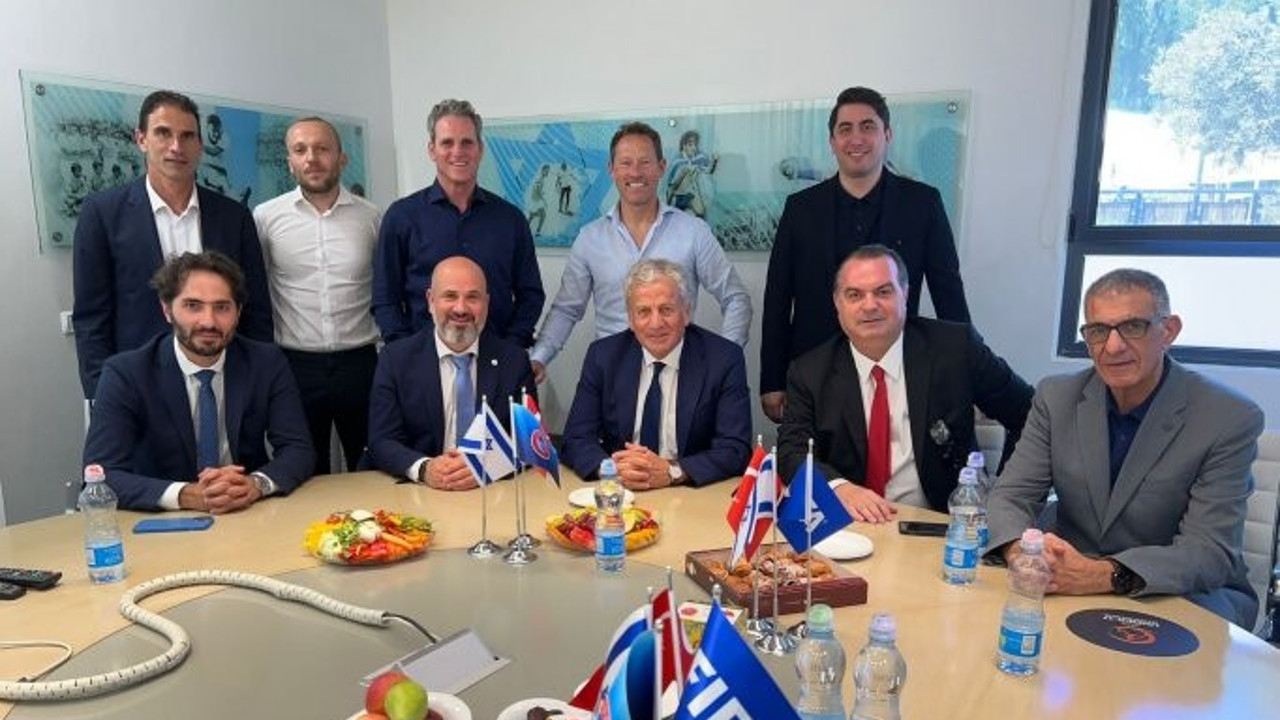 TFF Başkanı Yardımcı'dan İsrail'e kutlama ziyareti