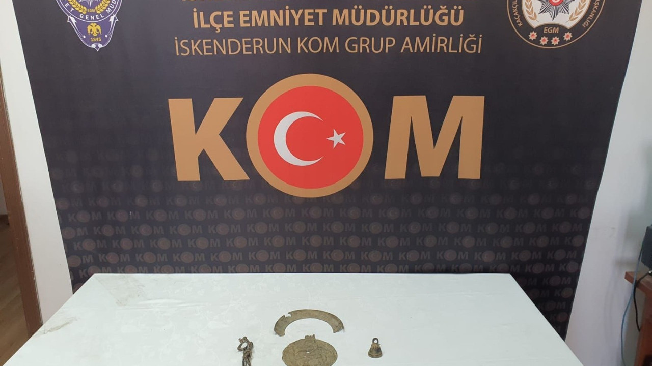 Hatay’da Roma dönemine ait tarihi eser ele geçirildi