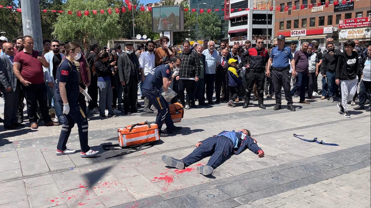 Gerçeğini aratmayan senaryo! Maganda kurşununa karşı tiyatrolu uyarı...