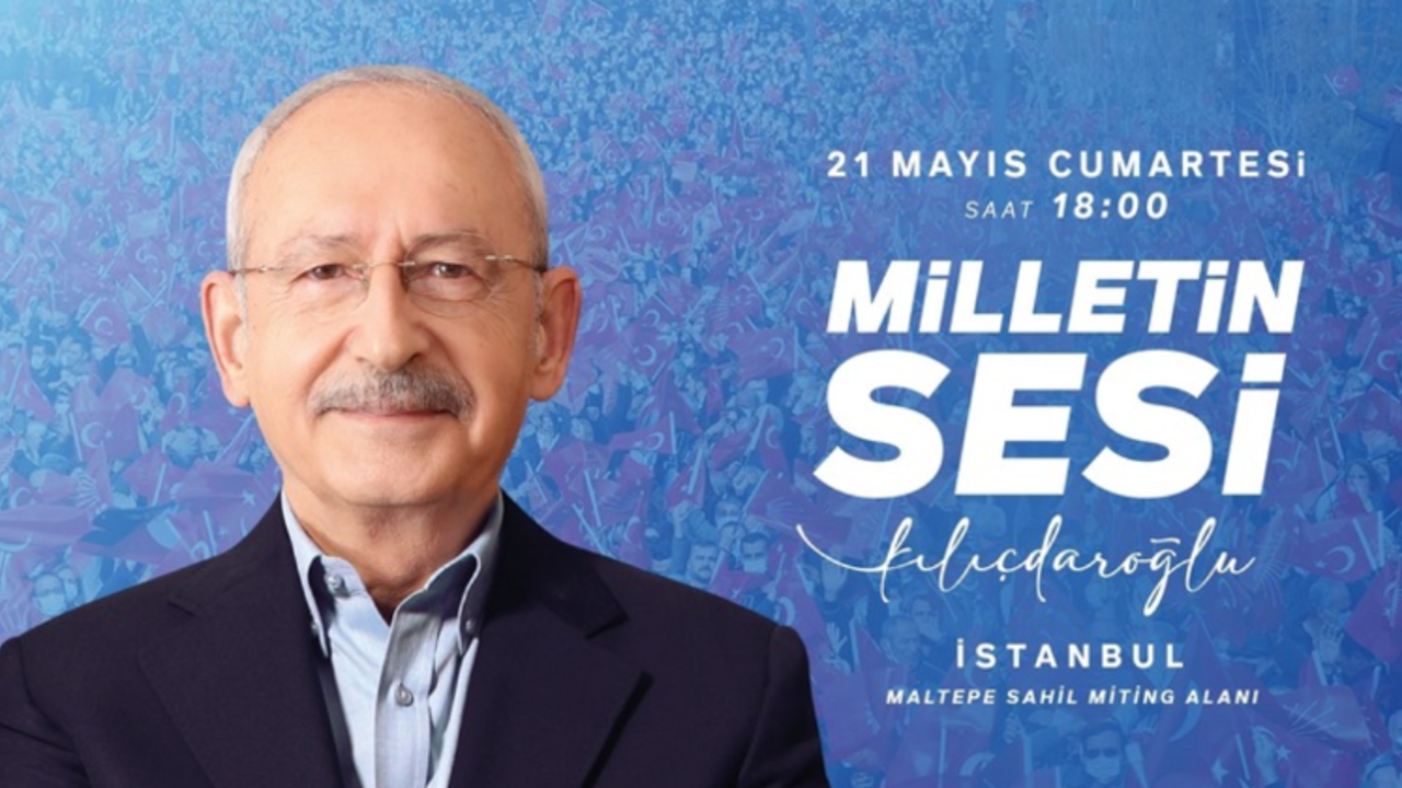 CHP'nin yarınki "Milletin Sesi" mitinginin detayları belli oldu