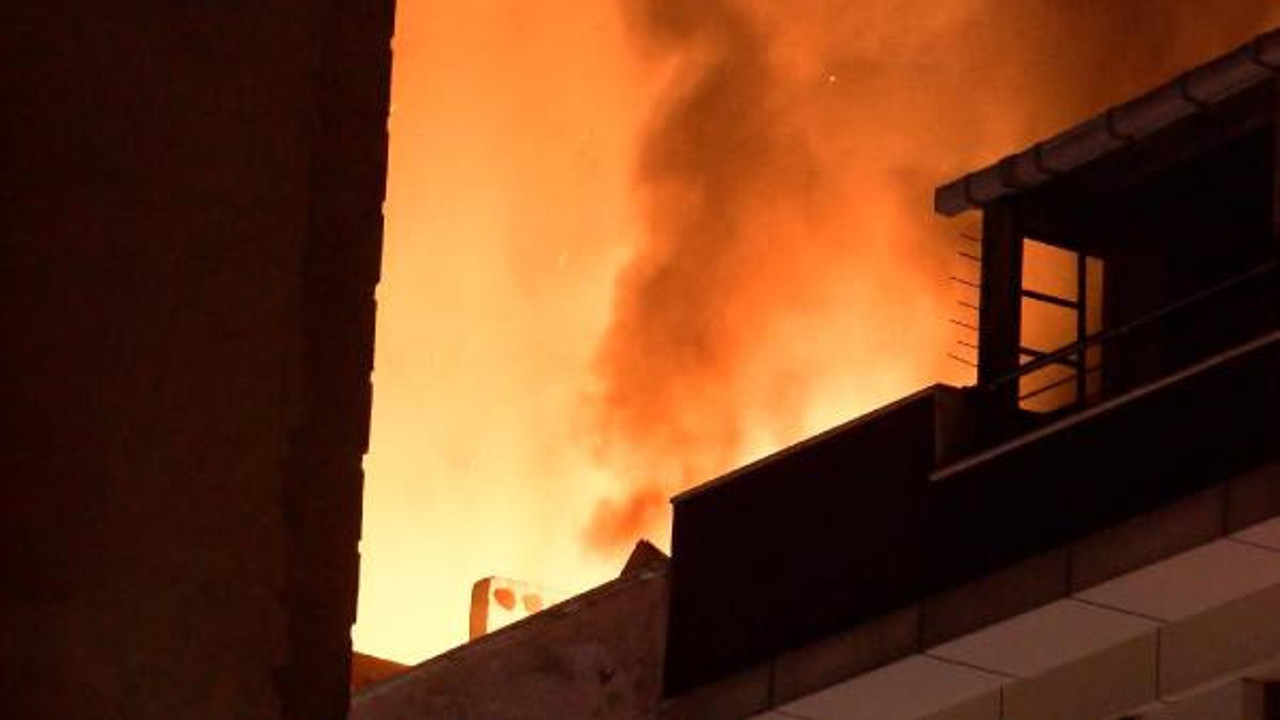 Mahalleliyi sokağa döken yangın