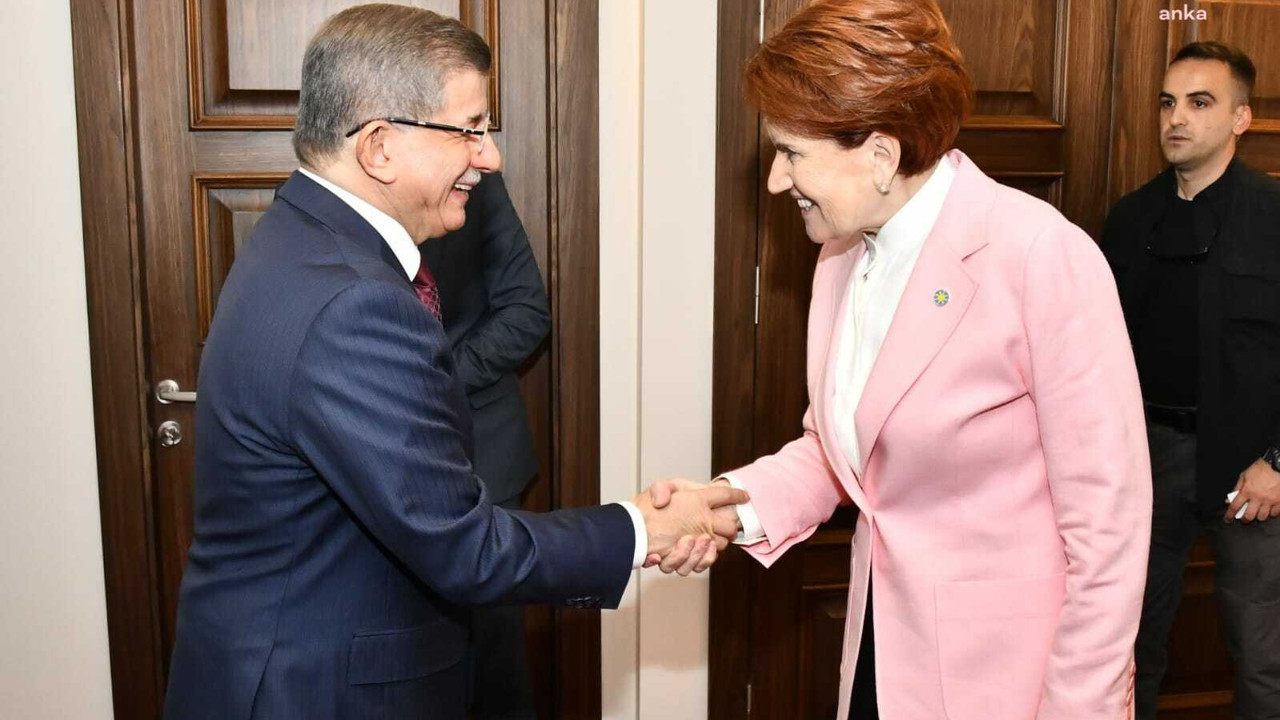 Akşener, Davutoğlu ile görüştü