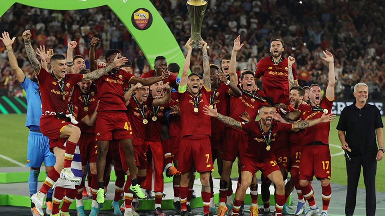 UEFA Avrupa Konferans Ligi'nde şampiyon Roma!