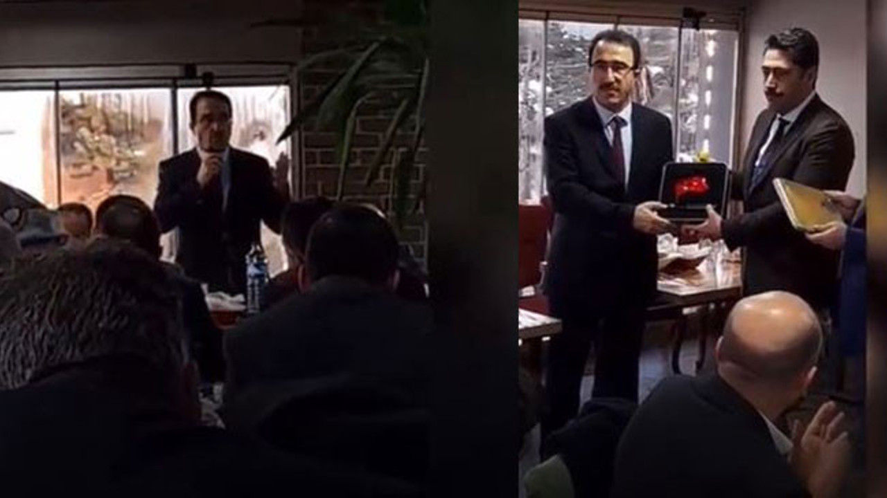 7 çocuğun tecavüzü iddiaları nedeniyle görevden alınan müftüye veda yemeği! Bir de plaket verdiler