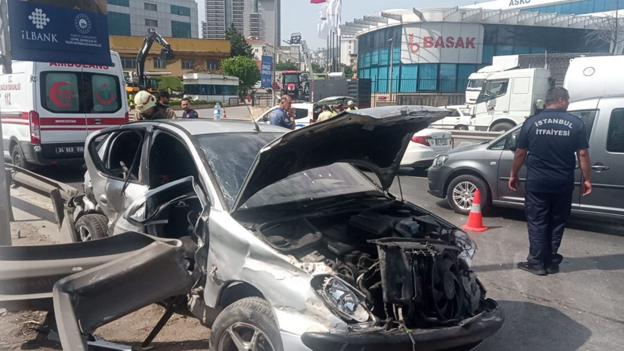 Pendik’te kaza: 2 yaralı