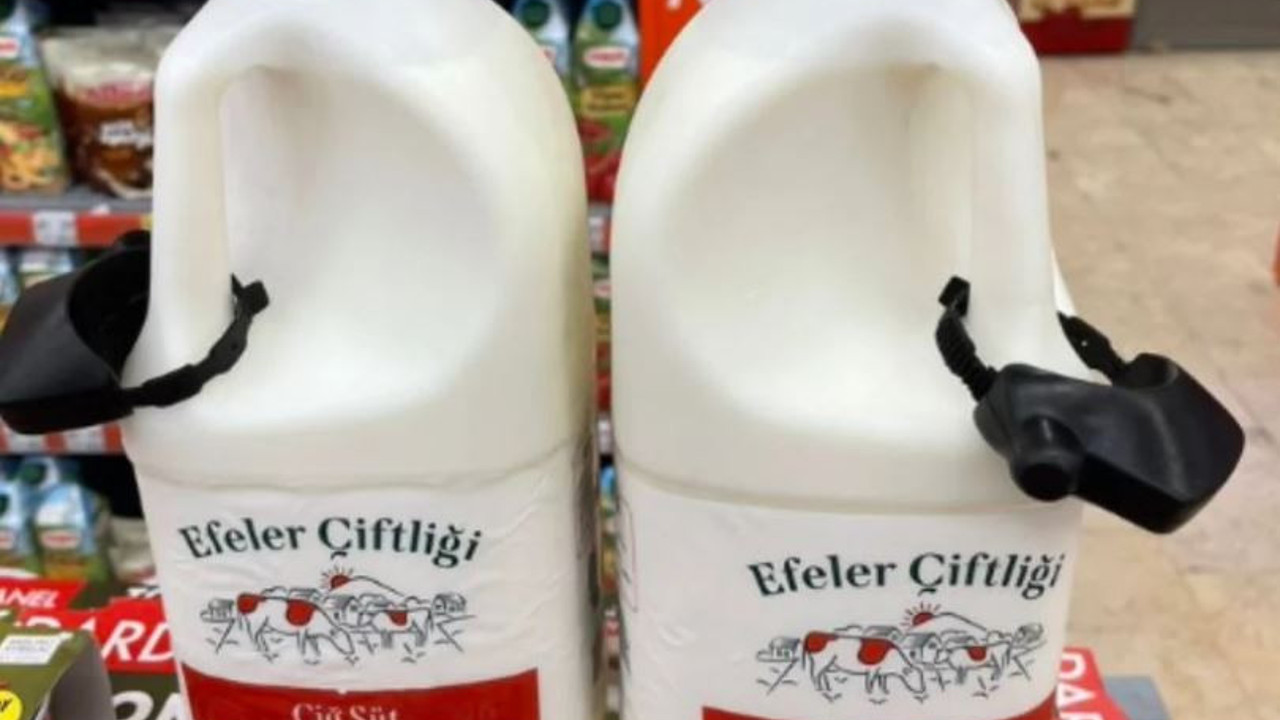 Çalmasınlar diye şimdi de süte alarm taktılar. Hani Ay'a gidiyorduk. Türkiye bu utanç verici görüntüleri konuşuyor