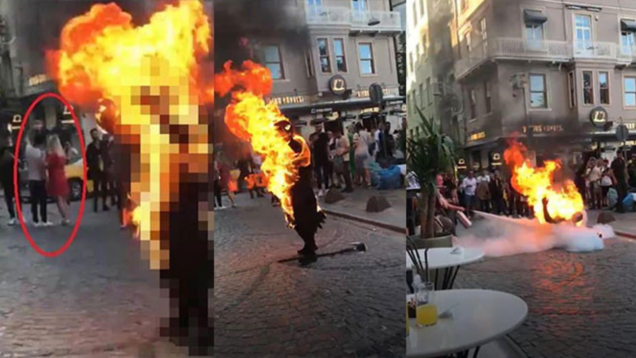 Batın bu dünya. Adamın tamamen yanmasını seyrettiler. Kimi selfie çekti kimi fotoğraf kimi de video. Sebebi ne olursa olsun yanan bir insan