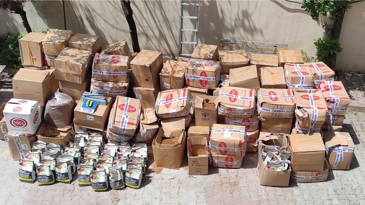 İstanbul’da 2 tona yakın kaçak tütün ele geçirildi
