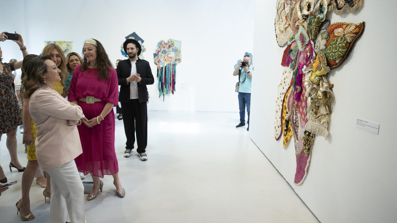 "Geleneği ve Geleceği Dokumak" sergisi CerModern'de açıldı