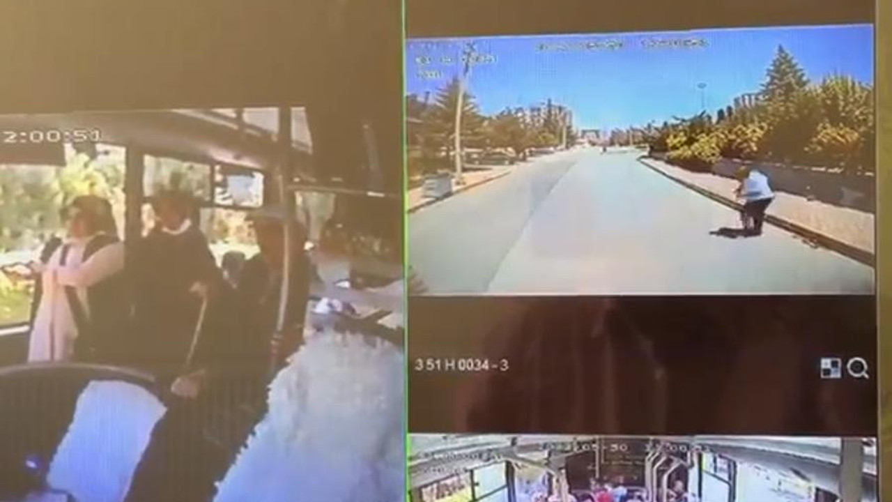 Niğde’de otobüs şoförünün Türk bayrağı hassasiyeti