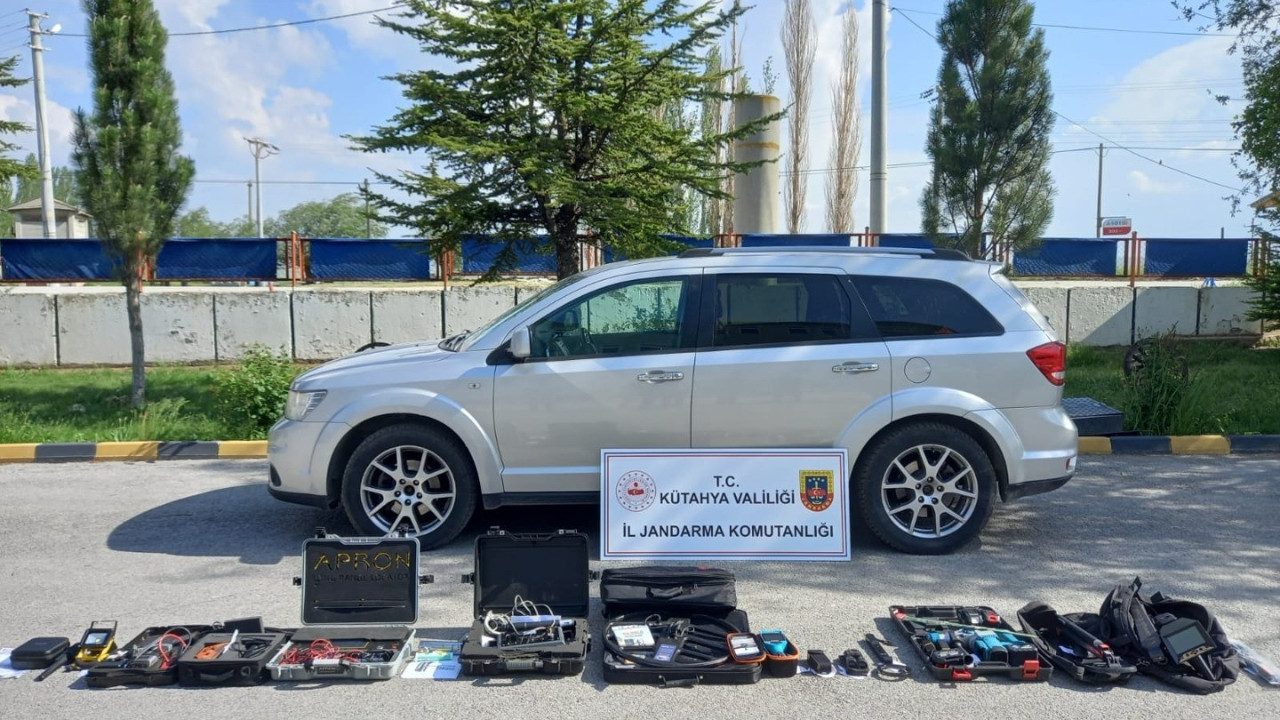 Kütahya'da tarihi eser kaçakçılığı operasyonu. 5 gözaltı