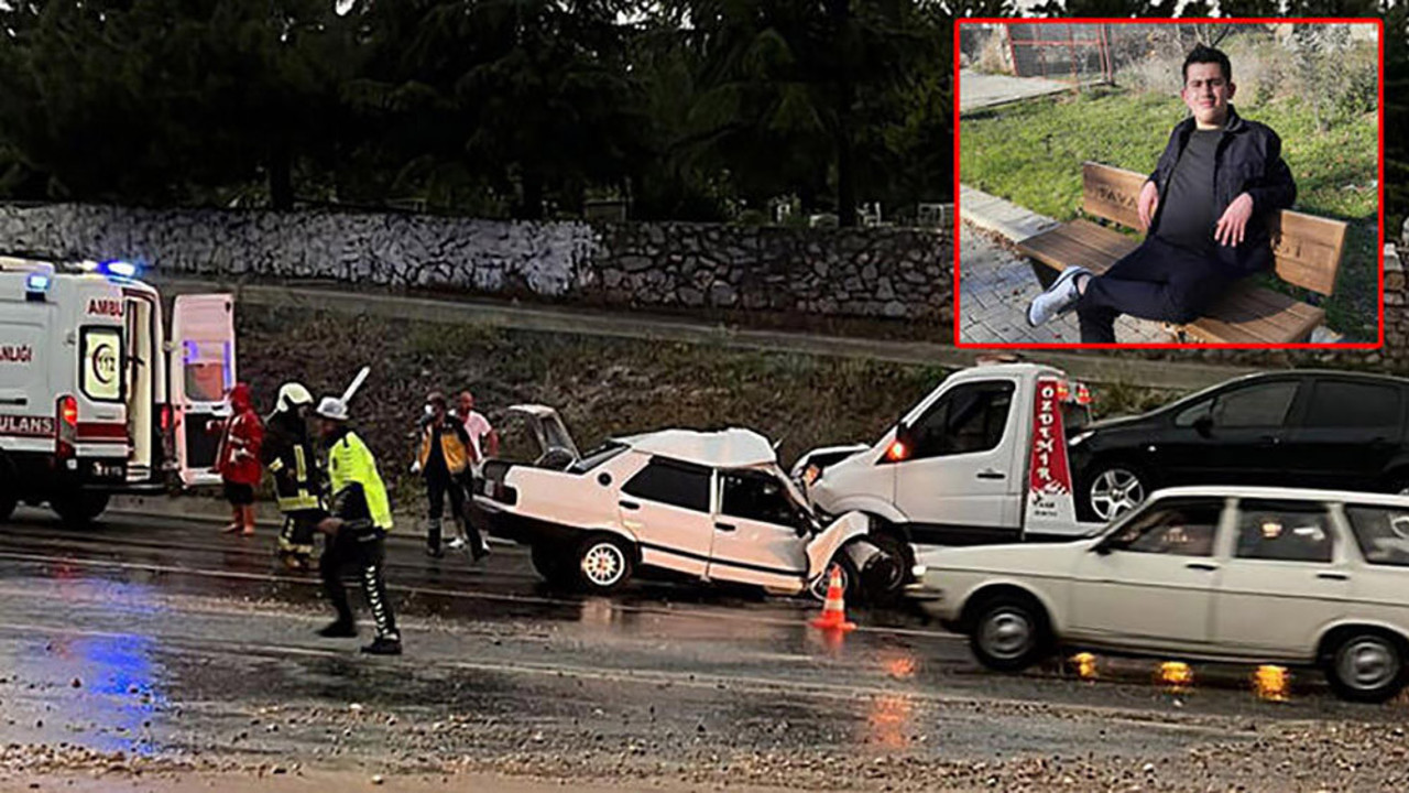 Otomobille çekici çarpıştı: 1 ölü, 2 yaralı