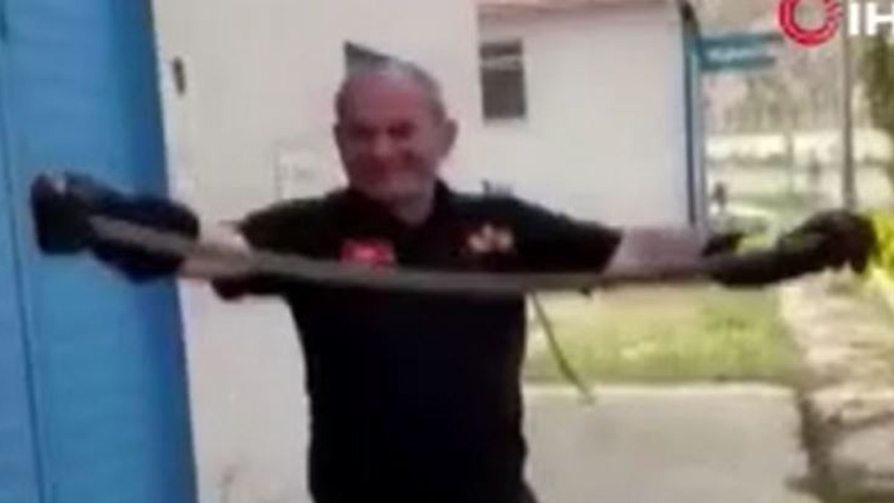 Depoda yılan alarmı