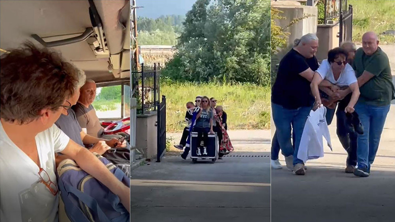 Uygur kardeşlerden turne yolunda akaryakıt skeci