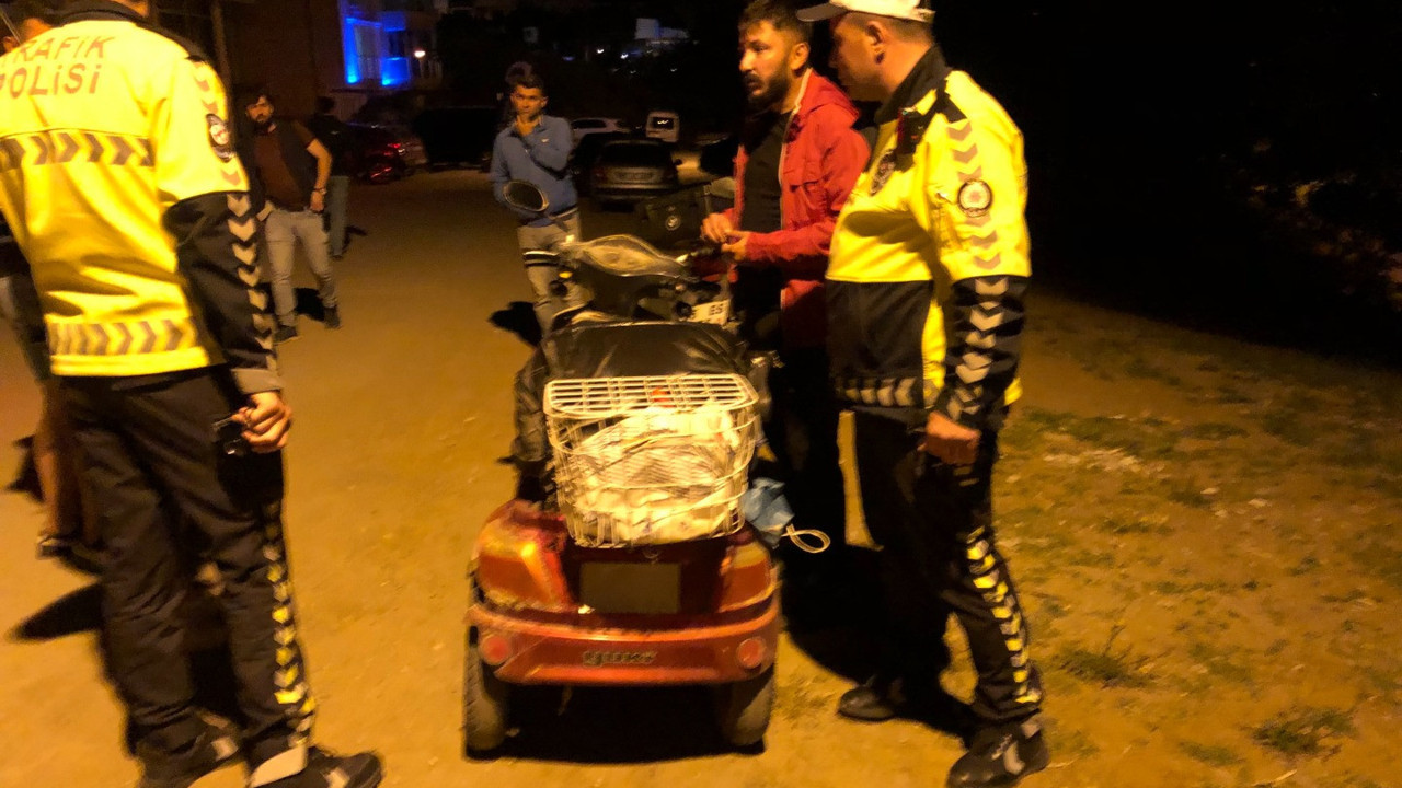 Köpekten kaçarken ani manevra yapan bisiklet sürücüsü yaralandı