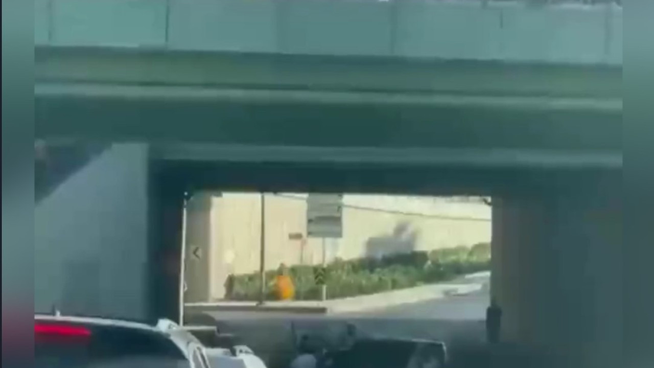 Tüfekli magandalar dehşet saçtı. Düğün konvoyu trafikte terör estirdi