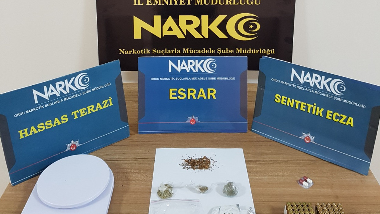 Ordu’da uyuşturucu satıcılarına operasyon: 14 gözaltı