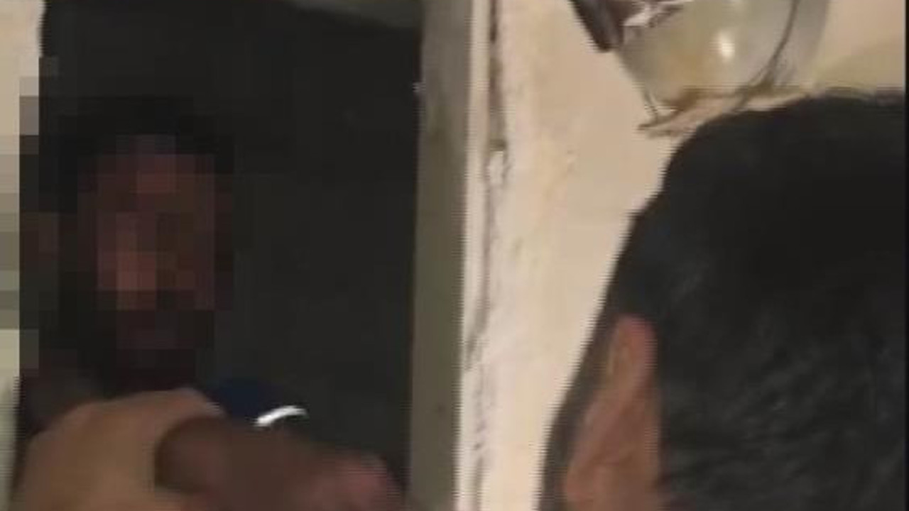 Havalandırma boşluğuna saklandı polis sobeledi