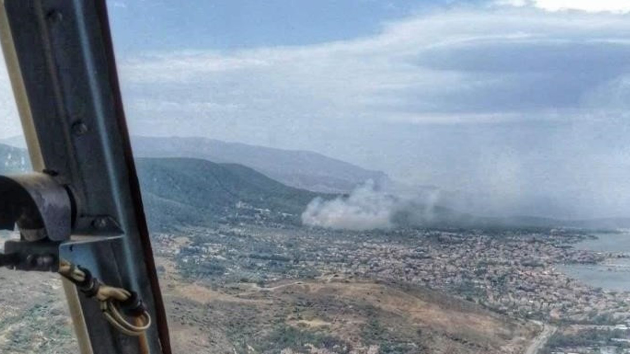 Ağaçlar yandı bu kez korkulan olmadı