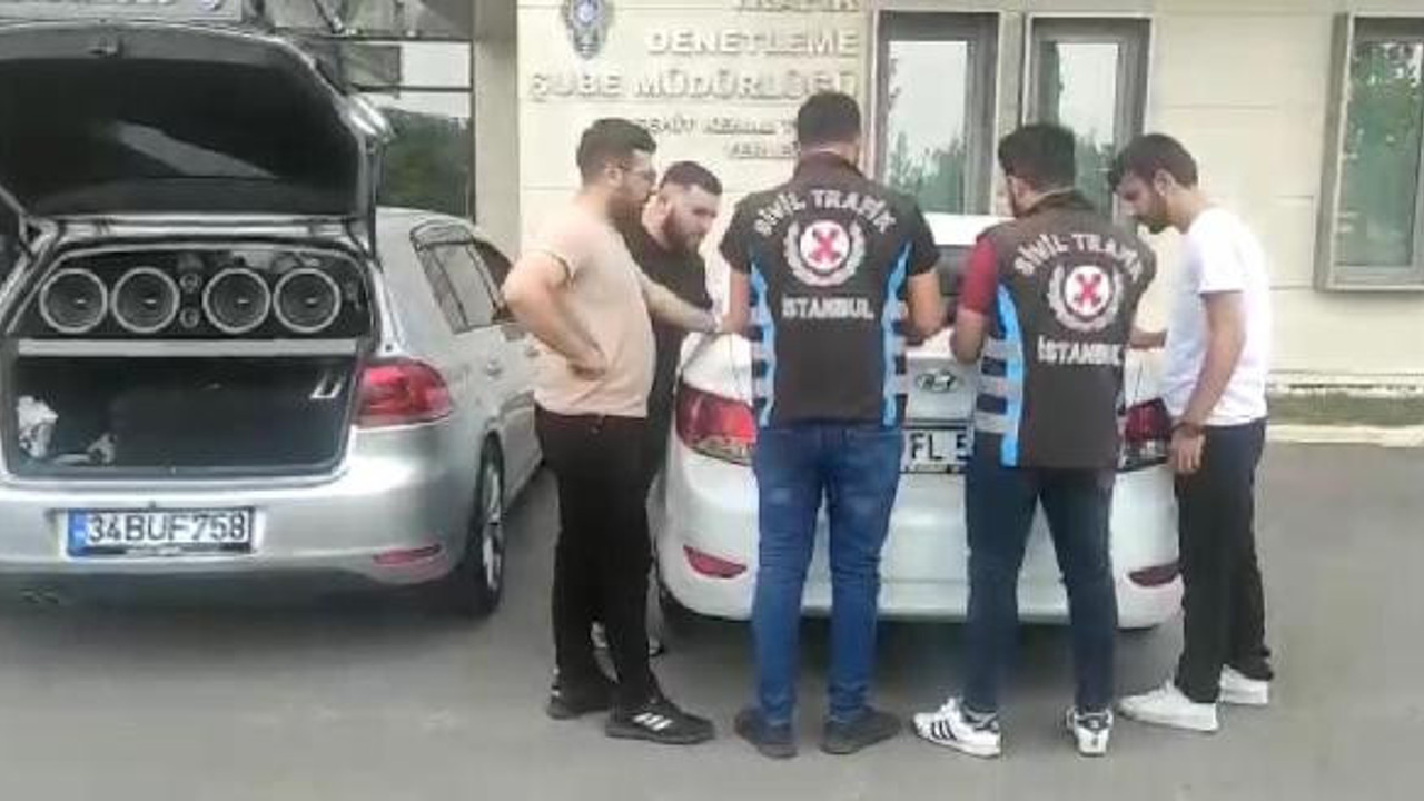 Yol kapatıp, müzik dinleyen trafik magandaları cezadan kaçamadı