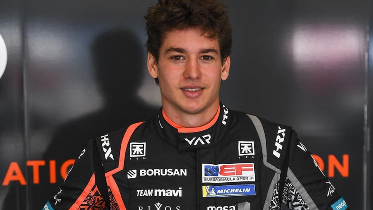 Cem Bölükbaşı Formula 2'de kaza yaptı. Yarışı tamamlayamadı