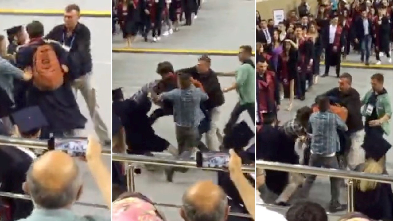 Anadolu Üniversitesi’nin mezuniyet töreninde "Ali İsmail'i unutmadık" pankartı açan 2 öğrenci gözaltına alındı