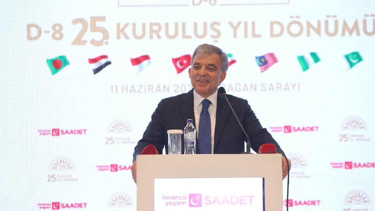 Abdullah Gül: Tarihe iyi harflerle yazılmayacak bir dönemden geçiyoruz