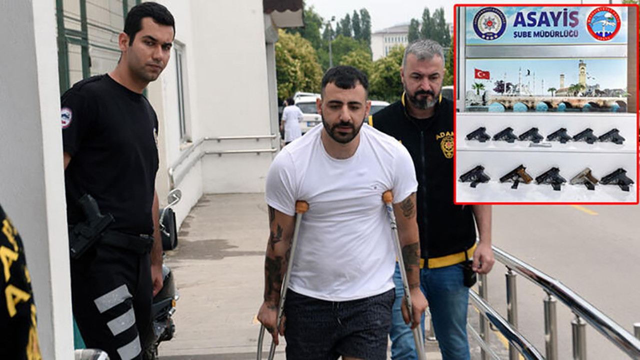 Bagajından 11 ruhsatsız tabanca çıktı! ‘Yolda buldum’ dedi…