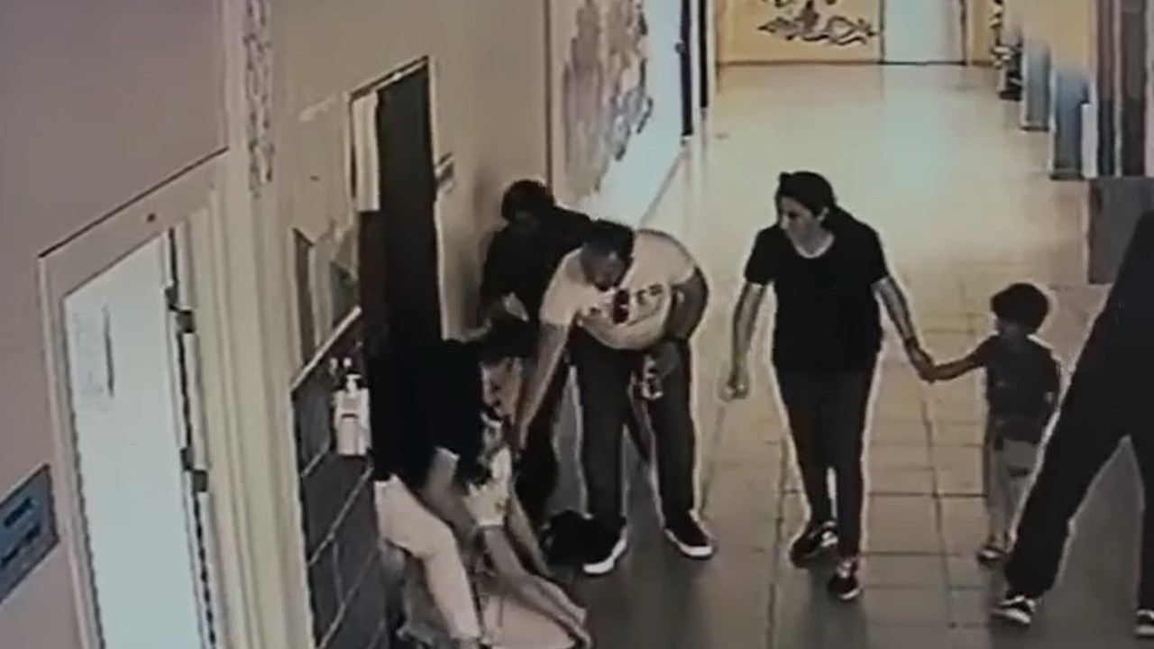 Heimlich Manevrası öğretmenin hayatını kurtardı. O anlar kamerada