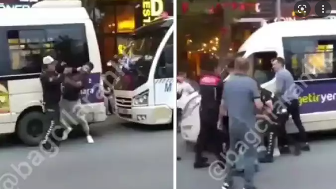 Ceza kesmek isteyen trafik polisine tekmeli yumruklu saldırdılar