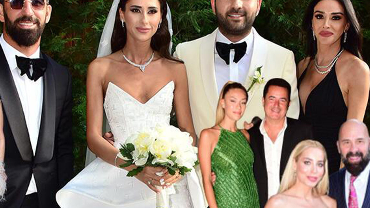 Arda Turan'ın kardeşi Okan Turan'ın düğününde yıldızlar adeta yıldızlar geçidi vardı