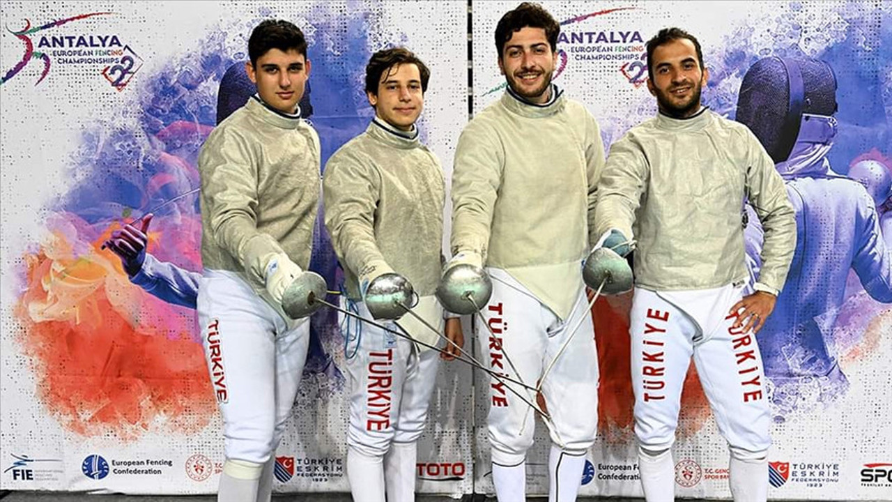 Millilerden Avrupa Eskrim Şampiyonası'nda tarihi başarı