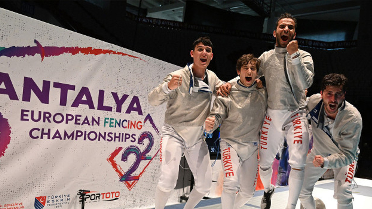 Eskrimde Avrupa Şampiyonası'nda kürsüye çıktık