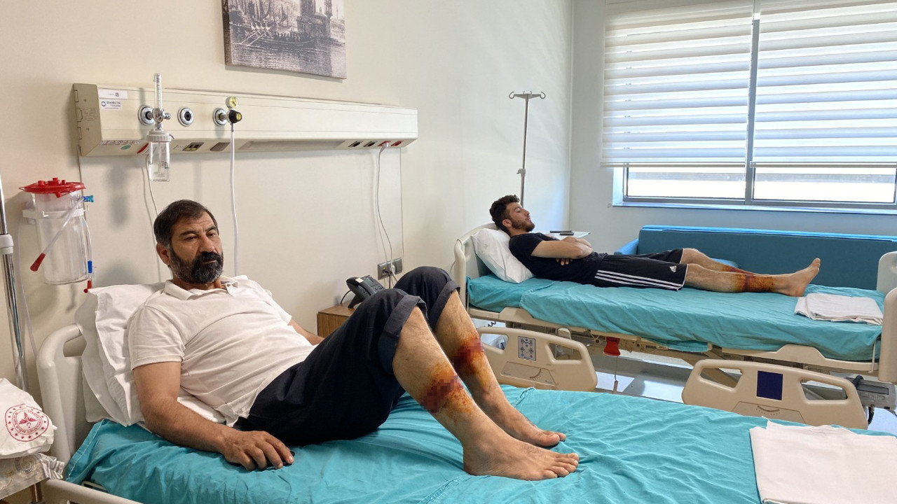 Baba ve oğlu felaketi yaşadı: Az daha olsa yürüyemeyecektik