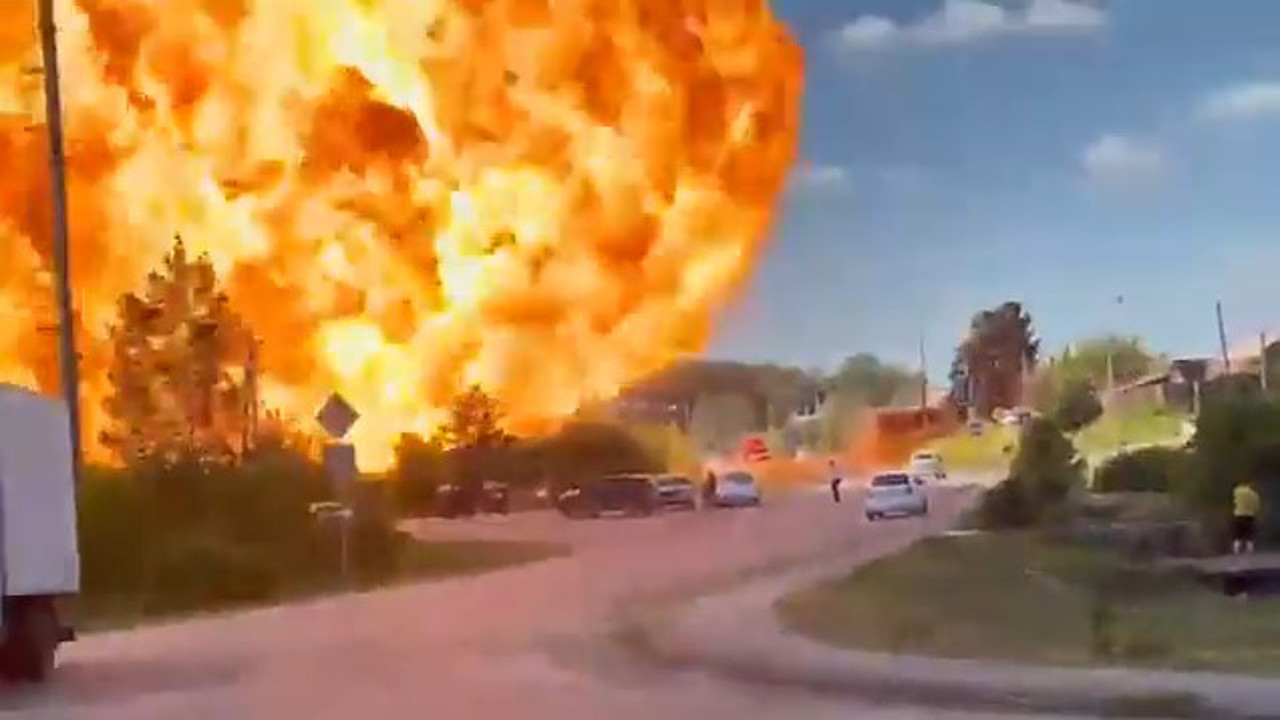 Gülsüm Khalilova Rusya'daki büyük patlamayı paylaştı