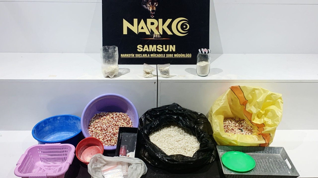 Uyuşturucu imalatı yapılan eve operasyon: 2 gözaltı