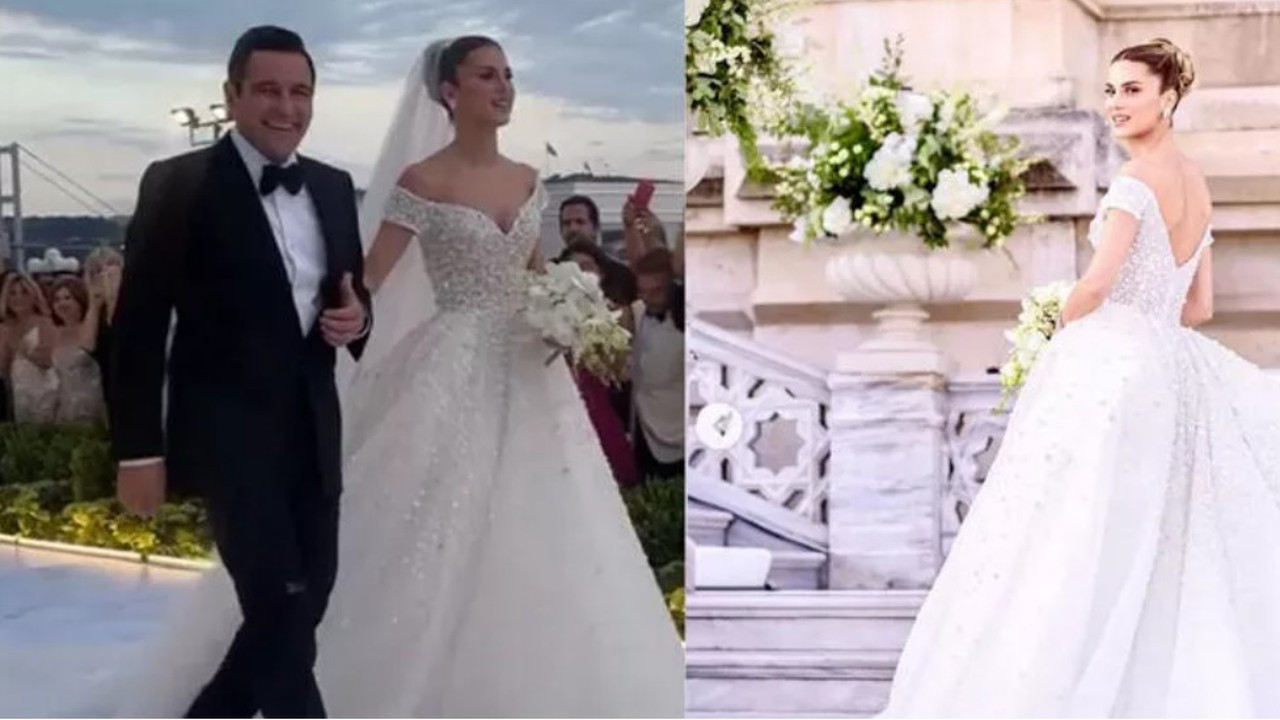 Hacı Sabancı Nazlı Kayı çifti görkemli bir düğünle evlendi