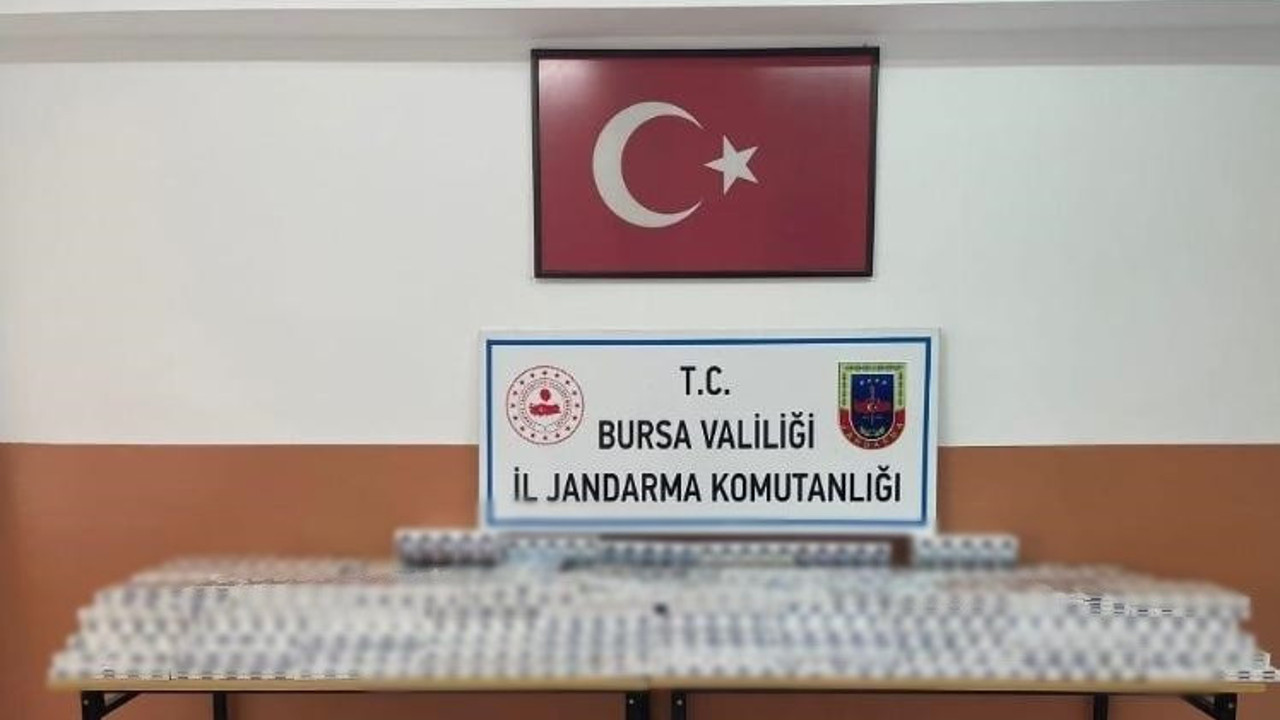 Bursa’da 3 bin 180 paket kaçak sigara ele geçirildi