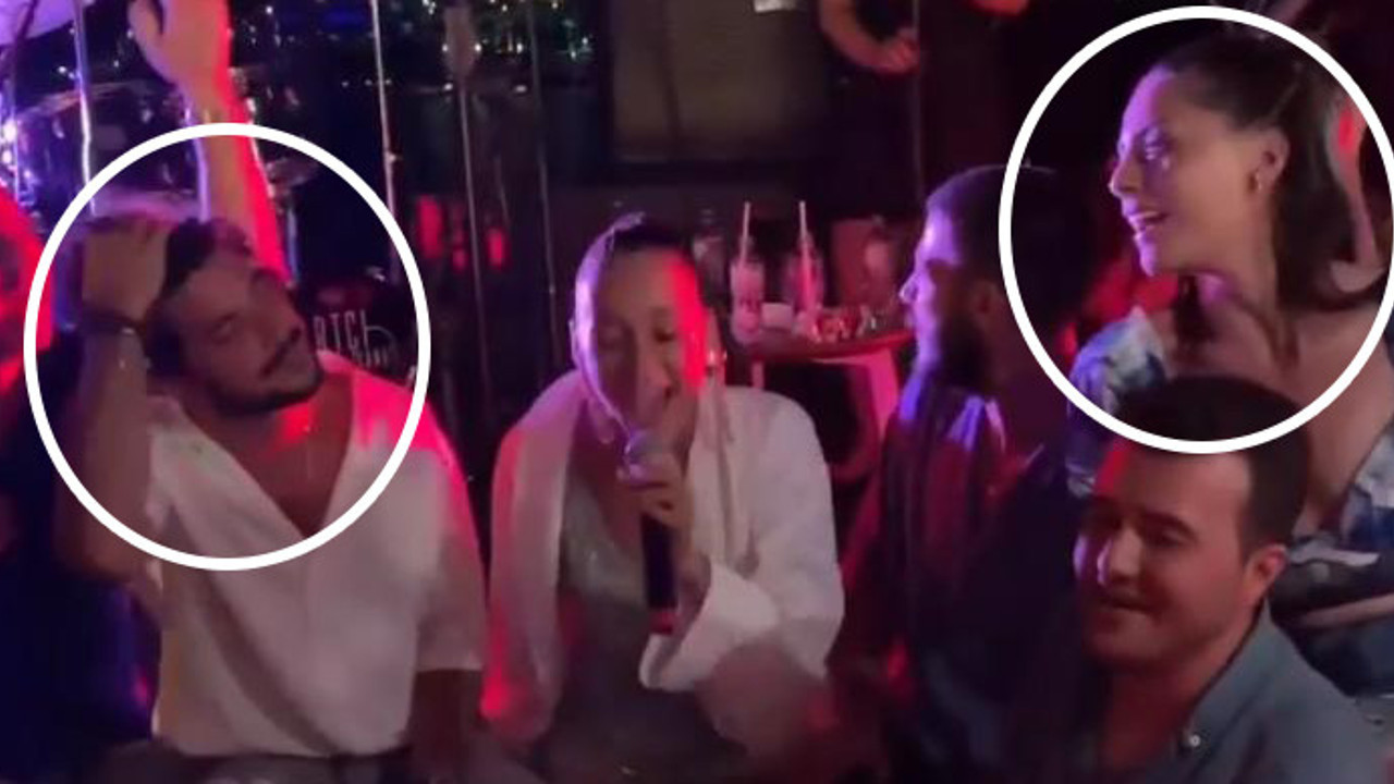 Sıla Türkoğlu ve Kaan Yıldırım göz göze eğlendi! Bu bakışlardan aşk çıkar