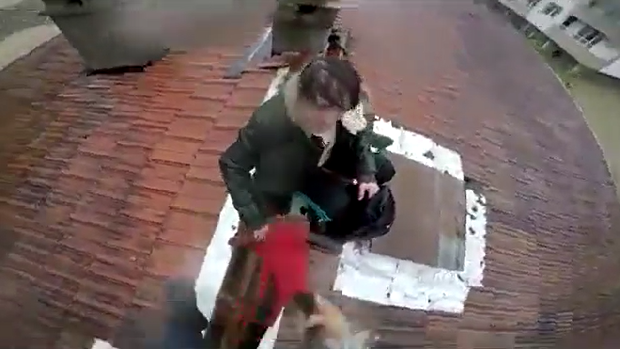 Vatandaşlar helikopterle böyle kurtarıldı. Kastamonu Bozkurt'u yine sel vurdu