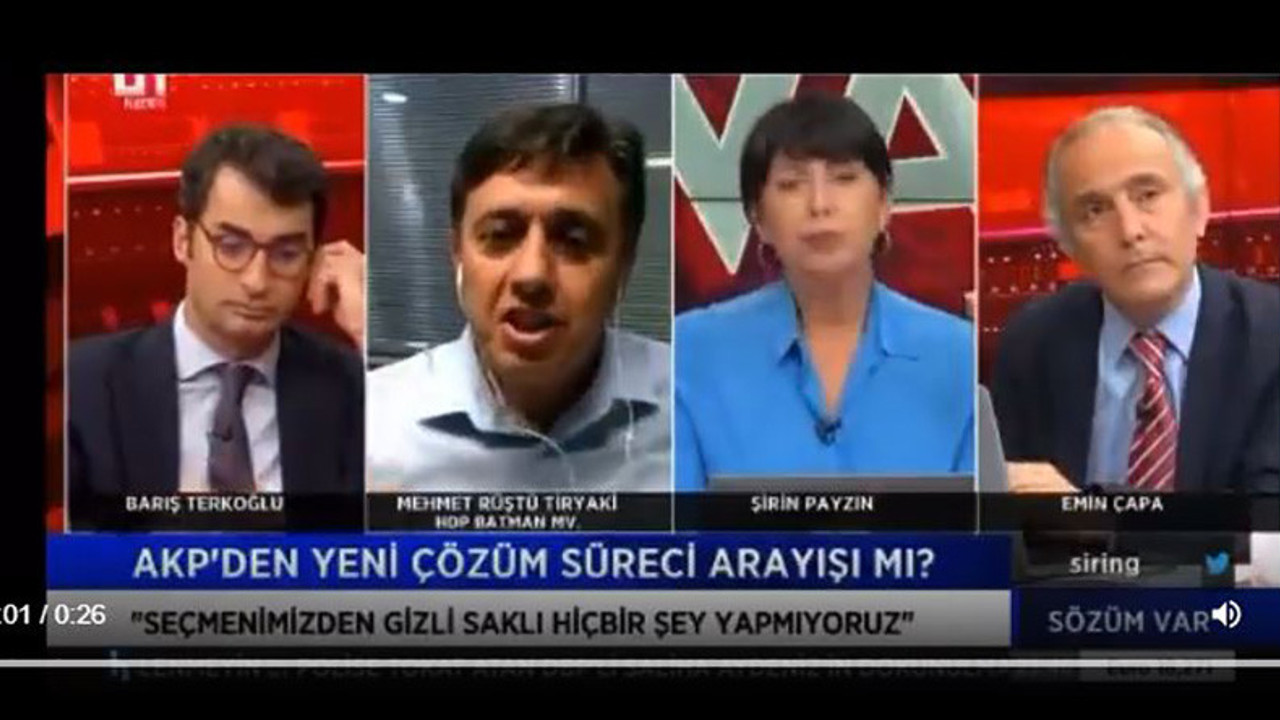 Halk TV’de büyük skandal. Canlı yayında terörist başına sayın dendi kimse ses çıkarmadı!
