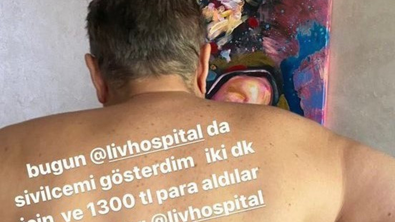 İşte Mehmet Ali Erbil'in sırtının fotoğrafı