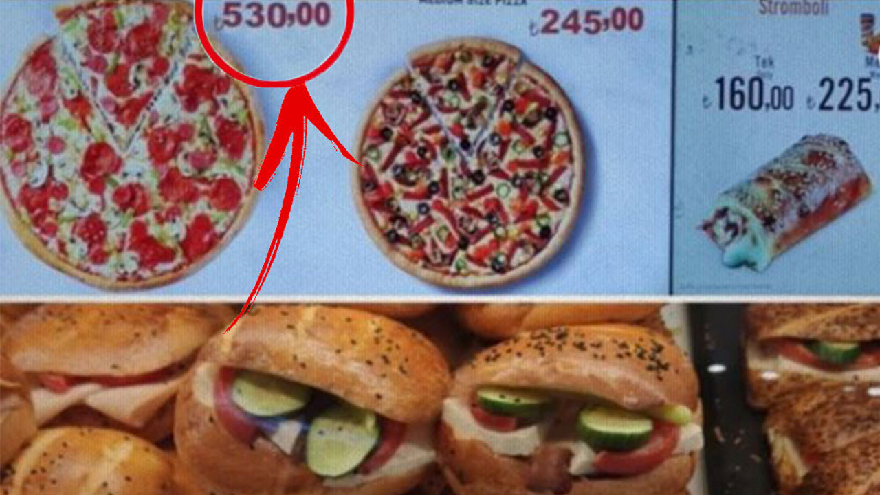İstanbul Havalimanı'nda fiyatlar uçuşa geçti. Ye yiyebilirsen Pizza 530 lira