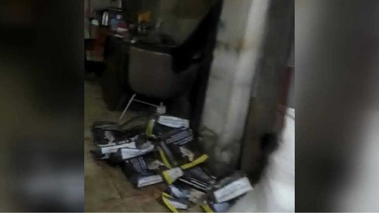 Kaçak sigara dolumu yapılan adrese baskın