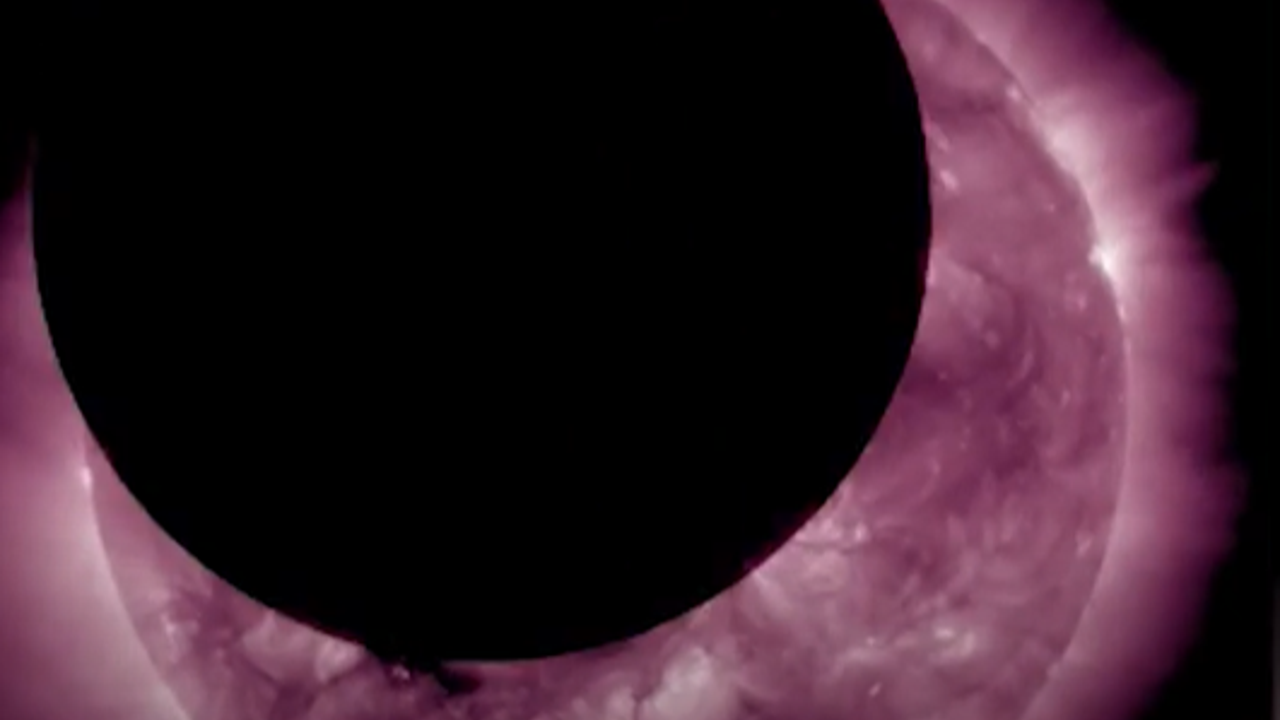 Bu güneş tutulması yalnızca uzaydan görüldü